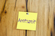 Amtszeit