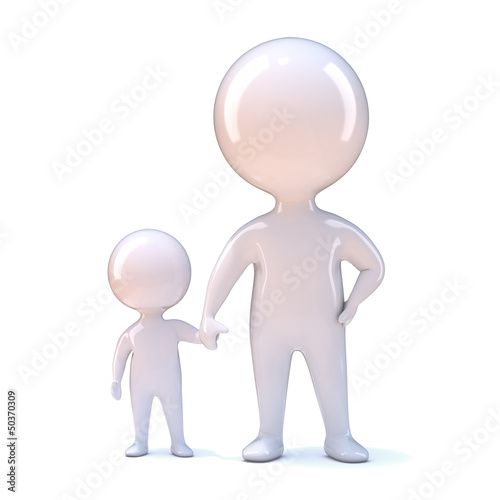 Illustration: Parent and child hold hands Parent and child hold hands