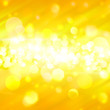 Yellow bokeh abstract background