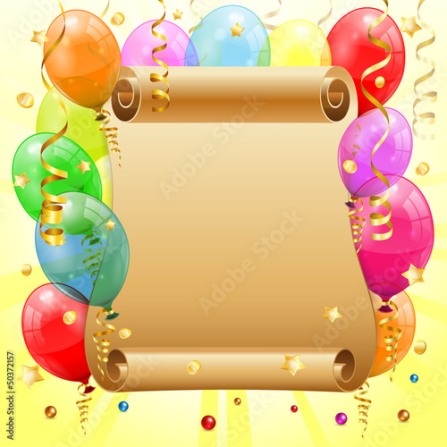 Vector: Birthday Frame Birthday Frame