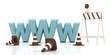 3-d Visualization Web-design Concept