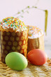Easter still life on the mat