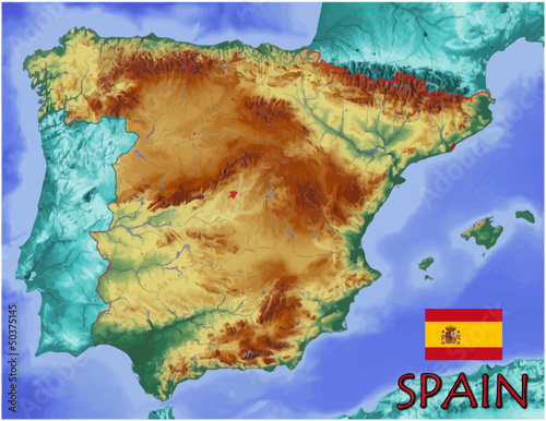 Vector: Spain Europe national emblem map symbol motto Spain Europe national emblem map symbol motto