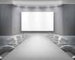 Meeting room. Vector illustration.