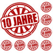 Jahresstempel, Vektor-Set-1