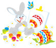 Vector: Easter Bunny artist Easter Bunny artist