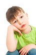 Trauriger Junge