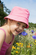 Photo: A little girl in a meadow A little girl in a meadow