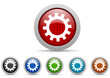 gears vector icon set