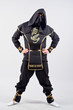 Serious black and gold Dragon Ninja