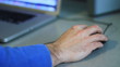 Man using a laptop