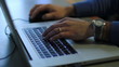 Man using a laptop