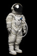 astronaut on black background