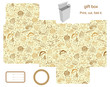 Gift box template