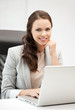 businesswoman with laptop