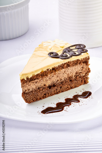 Photo: cream chocolate fruit cake sweet food dessert cream chocolate fruit cake sweet food dessert