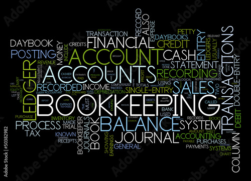 Illustration: Bookkeeping Bookkeeping