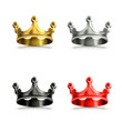 Multicolored crowns set
