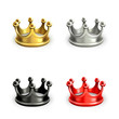 Multicolored crowns set