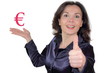 Photo: Werbefrau Werbefrau