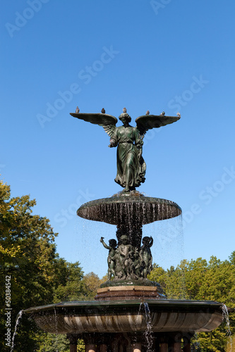 Photo: Central Park Fountain Statue Central Park Fountain Statue