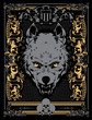 Evil wolf vector