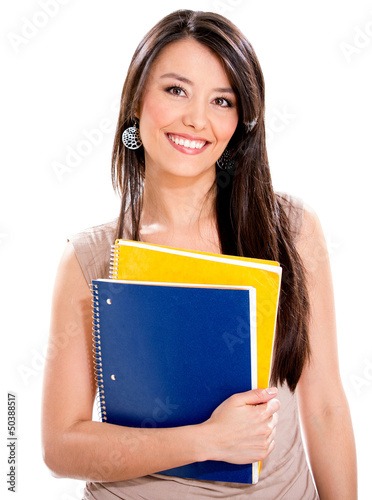 Photo: Happy female student Happy female student