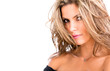 Woman with messy hair