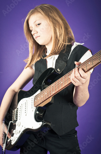 Photo: Young guitarist Young guitarist