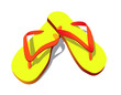Flip Flops Gelb Orange