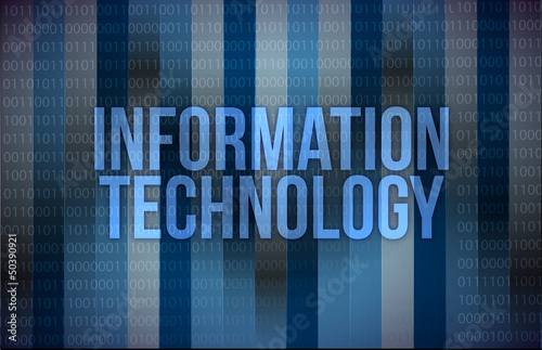 Illustration: information technology, Internet Concept information technology, Internet Concept