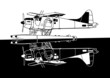 Indiscrete Propeller Seaplane Negative Combo Mirror