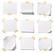 white note paper office business