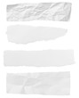 white paper ripped message background