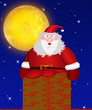 Weihnachtsmann am Heiligabend