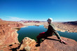 Man on the cliff