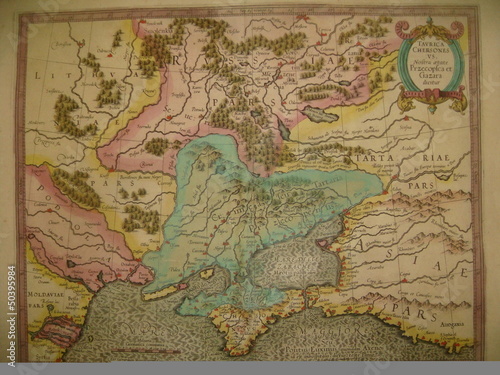Photo: Old Crimea map Old Crimea map