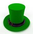 pot leprechaun on St. Patrick's Day with beer caps