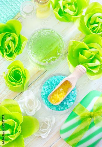 Photo: sea salt and soap sea salt and soap