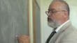 Professor at the chalkboard