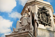 Column of the Immaculate David's statue detail
