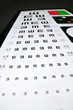 Visual acuity chart
