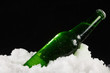 Beer Bottle In Snow
