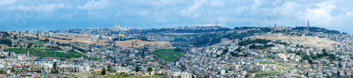 Photo: Panorama - Old City and Olives Mount, Jerusalem Panorama - Old City and Olives Mount, Jerusalem