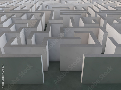 Illustration: Labyrinth - Maze Labyrinth - Maze