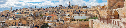 Photo: Panorama - Roofs of Old City, Jerusalem Panorama - Roofs of Old City, Jerusalem