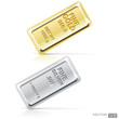 siler and gold - eps 10