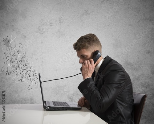 Photo: Phone and voice over ip Phone and voice over ip