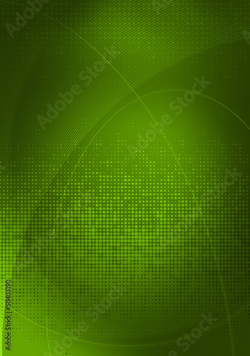 Illustration: green digital graphics green digital graphics