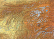 Tactical pilotage chart Afghanistan. Fragment 1991